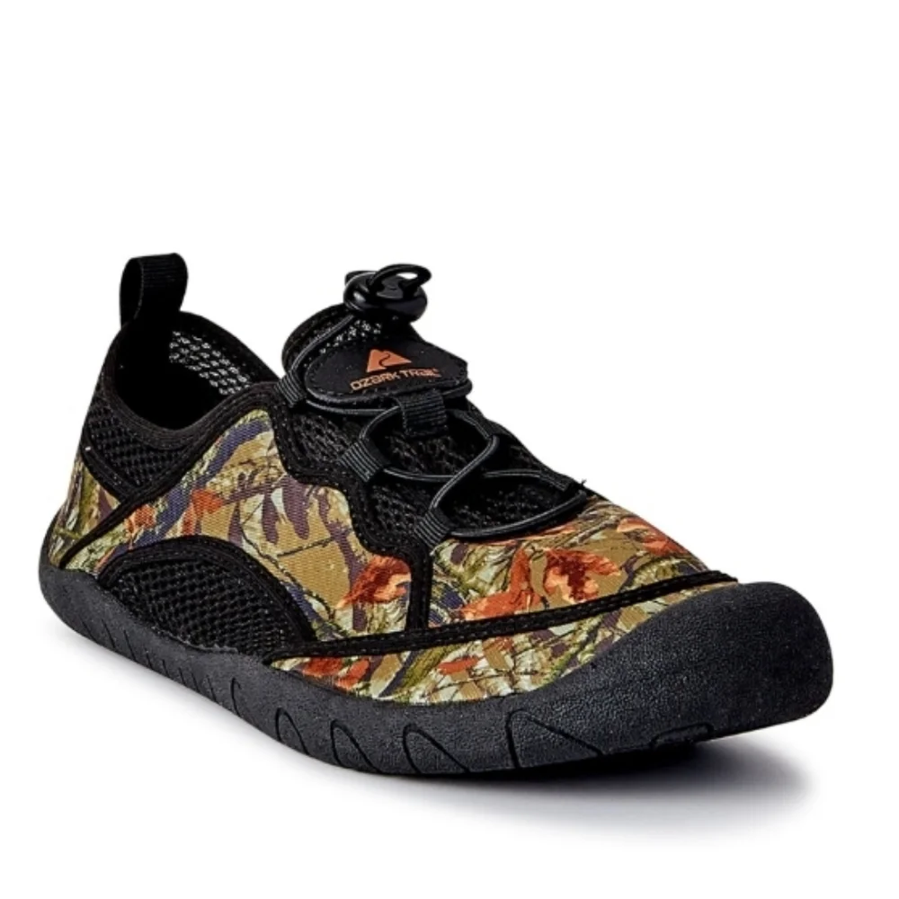 #470 New Camo Ozark Trail Mens Multi Toe Water Sand Shoes Camoflauge 13 14 13/14